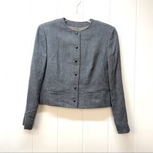 Vintage Pendleton Wool Blazer Gray‎ Size 10